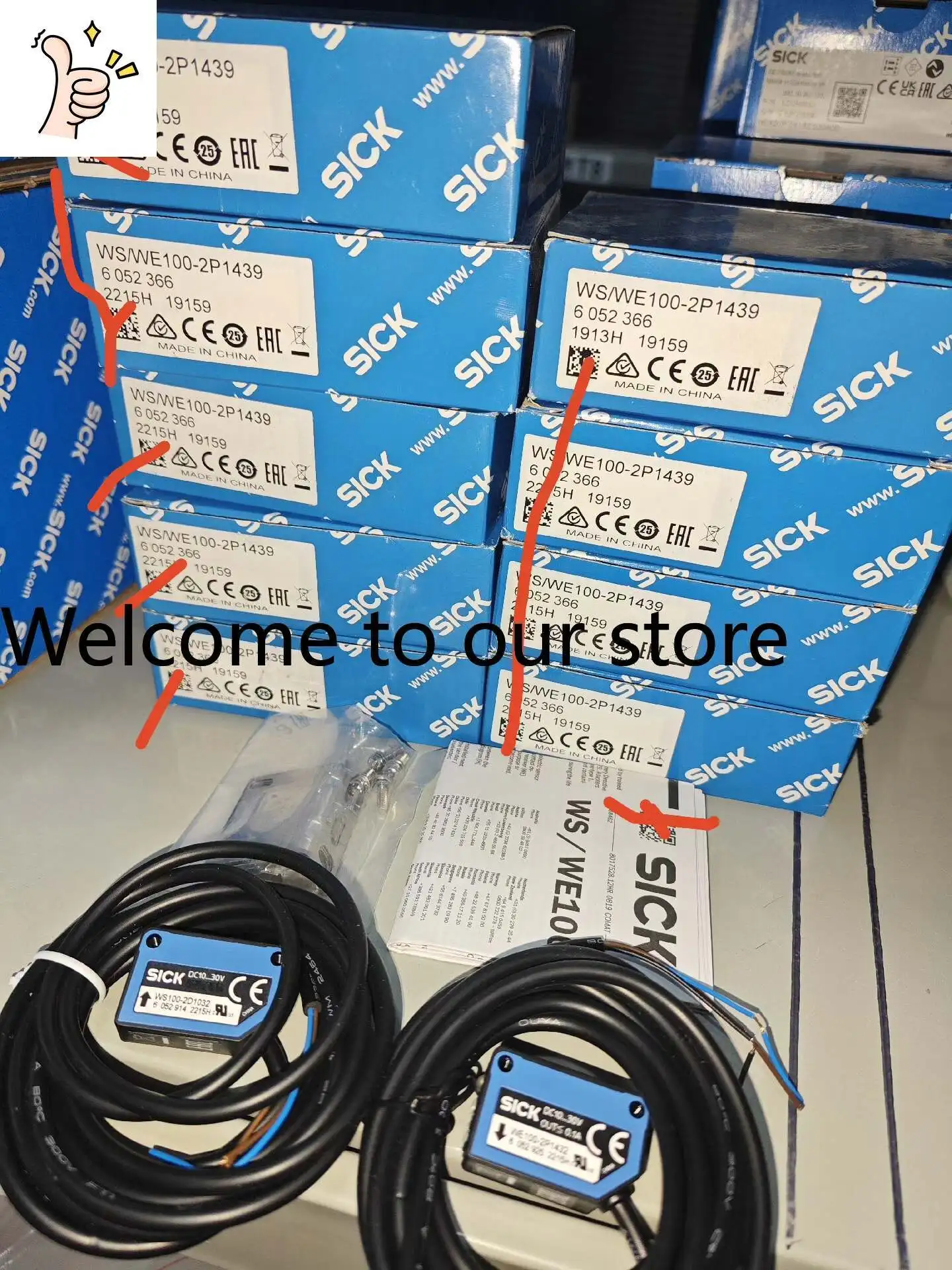 WS/WE100-2P1439 New Original Shooting Switch 6052366