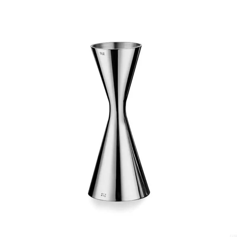 F19B Measuring Cups Cocktail Jiggers Graduated Cups for Liquid or Dry Mini Espresso Shot Glass Stainless Steel Material