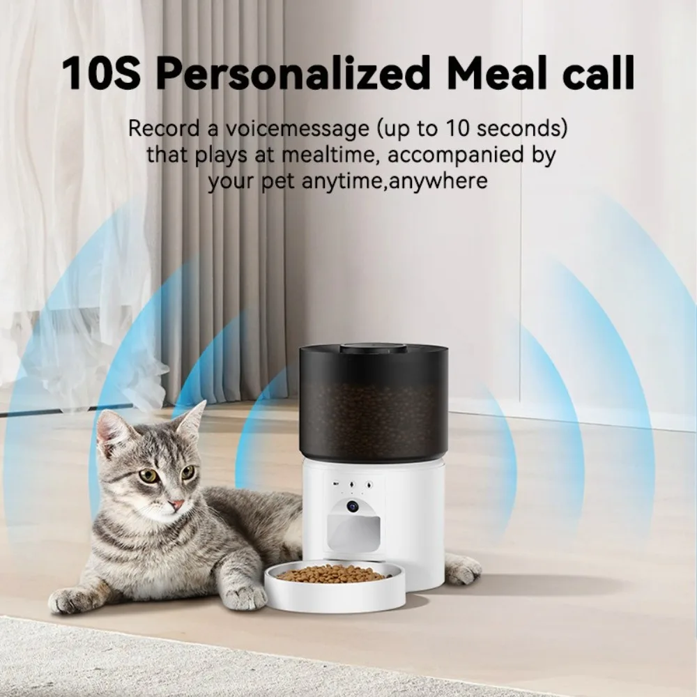 

Plastic Pet Food Feeder Detachable Reusable Cat Food Dispenser Large Capacity Food Container Dispenser Bowl Pet Feeding Tools