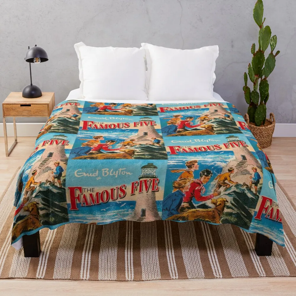 

The Famous Five by Enid Blyton Throw Blanket