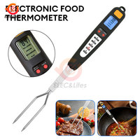 Instant Read Kitchen Food Baking Digital Thermometer Electronic Dual Probe Type Digital Display Liquid Grill Thermometer