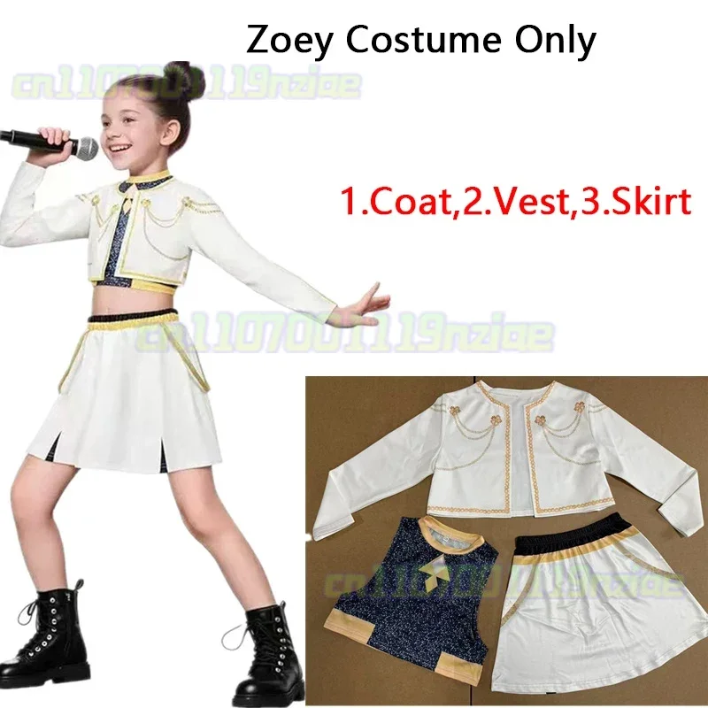 أنيمي K-Pop شيطان الصيادين زوي رومي ميرا زي فستان بتصميم حالم تأثيري الظاهري المعبود فيلم تأثيري ل المعبود لعب الأدوار فستان الزي