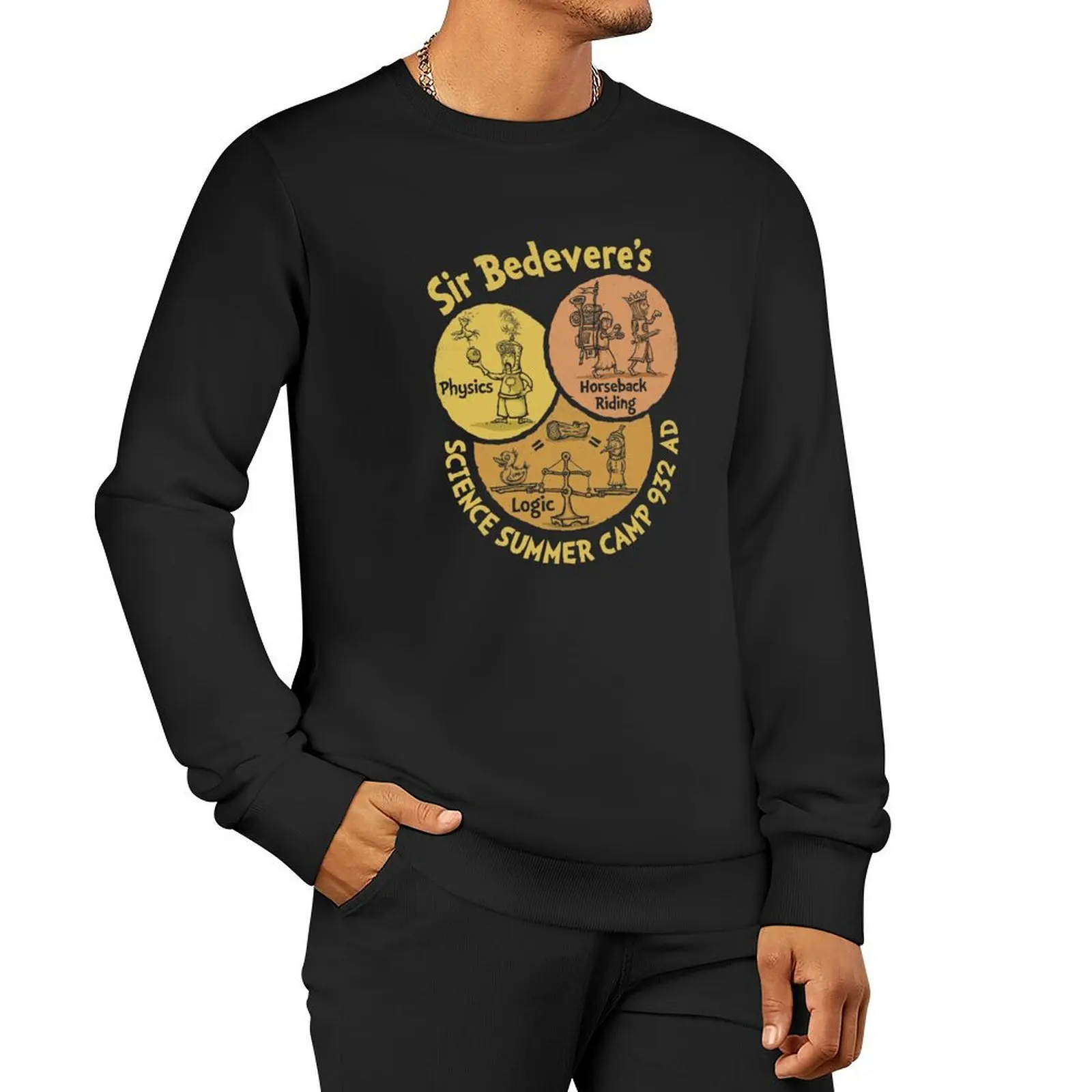 

Sir Bedevere's Science Camp Pullover Hoodie anime clothes new in hoodies & sweat-shirt
