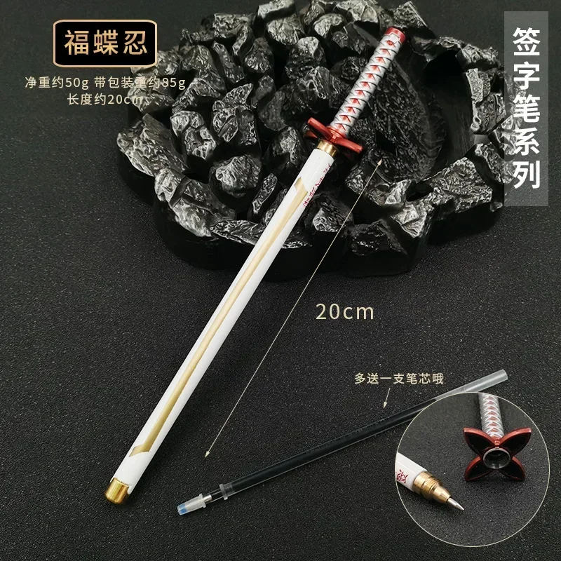 Anime Demon Pennen Kamado Tanjirou Cosplaywapen Rekwisieten Katana Roller Pen Mode Originaliteit Geschenk