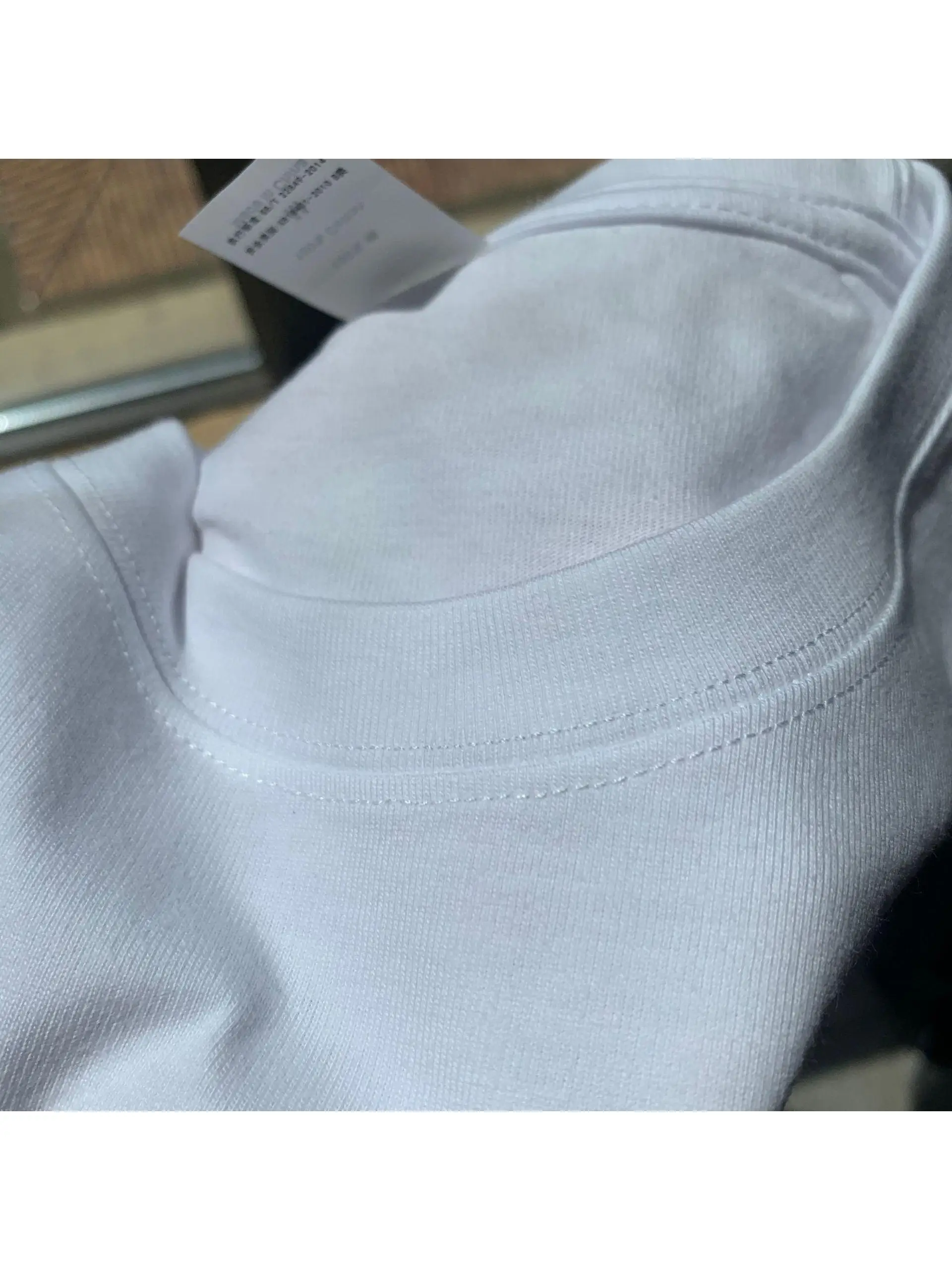 

Heavyweight Pure White Long Sve Men's T-irt Loose Fit Cotton Base irt oulder Width Regular Print Casual Long irt