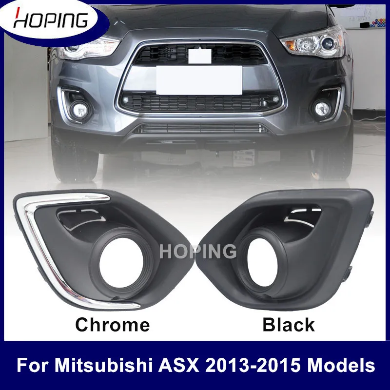 Hoping For Outlander Sport ASX 2013 2014 2015 Front Bumper Fog Light Cover Fog Lamp Hood For Mitsubishi