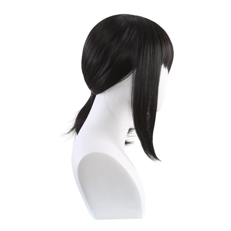 Chainsaw Man Cosplay Wig For Dongshan Xiaohong Black Side Braid Long Sideburns Anime Wig No Need To Trim