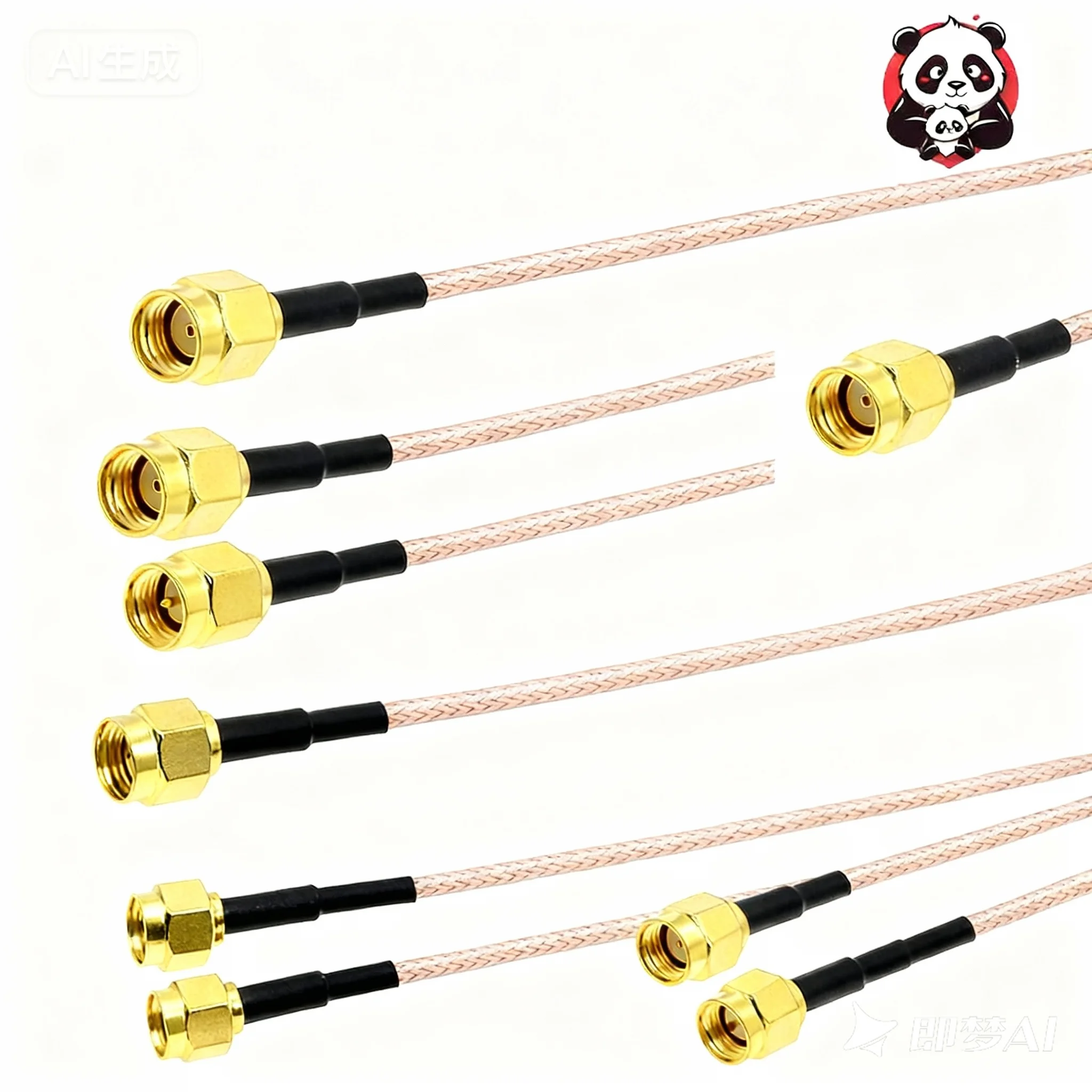 

2PCS RG316 RF Coax Pigtail SMA Cable SMA Male Right Angle to SMA Female WIFI Antenna Extension Jumper Cable