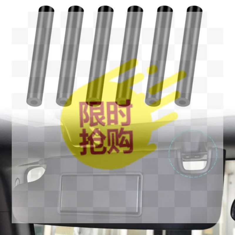 【CMO】Sun Visor Repair Tube Kit For Wrangler JK JKU 2007-2017 Driver Passenger Side Sun Visor Repair Tube Kit