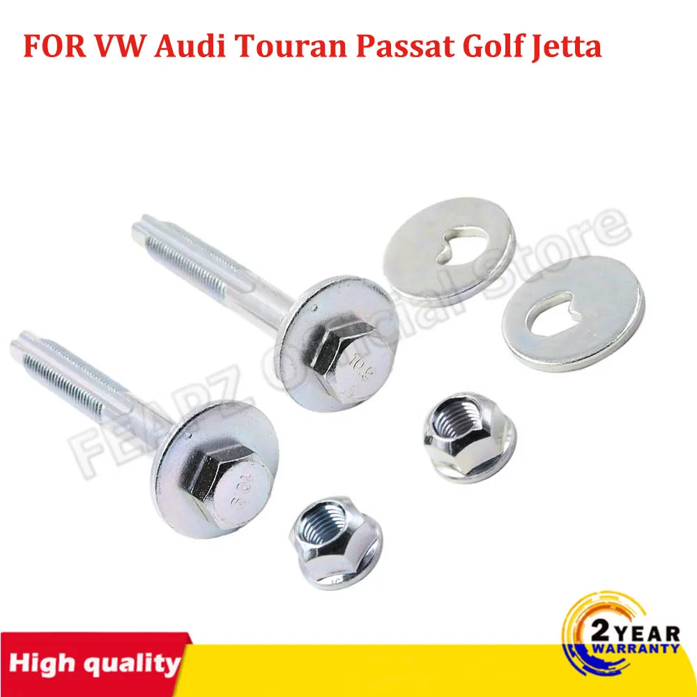 

Lower Rear Suspension Toe Alignment 2x Eccentric Bolt Nut Kit x2 For VW Touran Passat Golf Jetta AUDI A1 A3 Q2 Skoda Seat