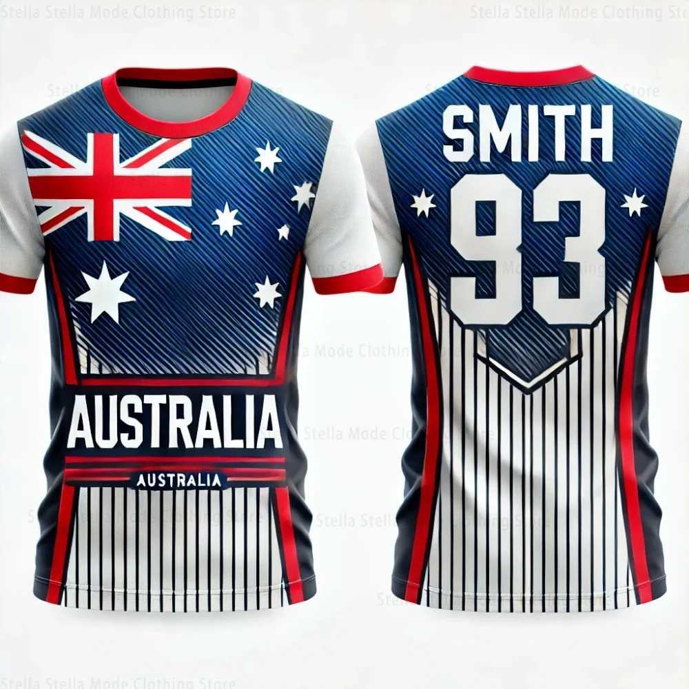 

Men Women Kids 2025 July New Australia Summer T-Shirts Lightweight Moisture Wicking Tees Ideal For Sports And Hot Weather