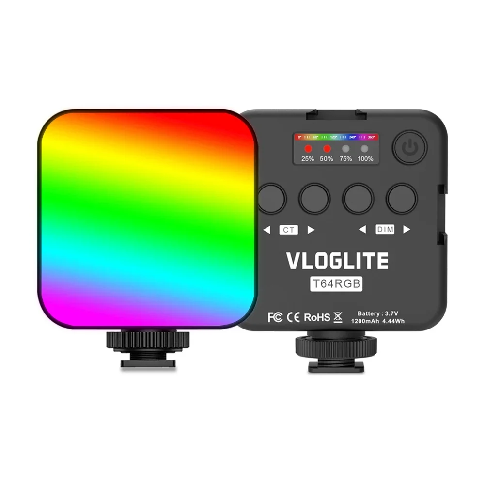 Portable Fill Light Ambient Light RGB Mini Pocket Portable Fill Light Mobile Phone Camera Beauty Soft