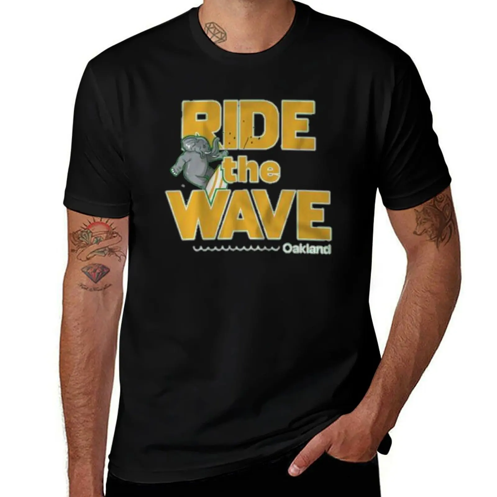 

tshirt T-Shirt shirt cotton Oakland t for man shirts t anime man Ride wave the for