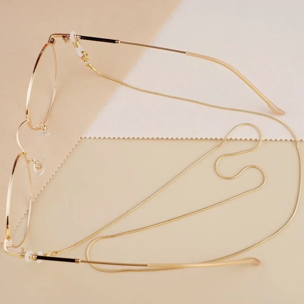 Snake Bone Chain Neck Strap String Mask Lanyard Metal Chain Sunglasses Chains Metal Glasses Chain Spectacle Cord Mask Chain