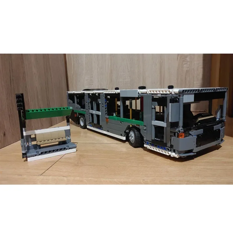 

MOC-73616 City Bus Assembly Splicing Building Blocks 2128 Building Block Parts Boy Kids Birthday Custom Creative MOC Toy Gift