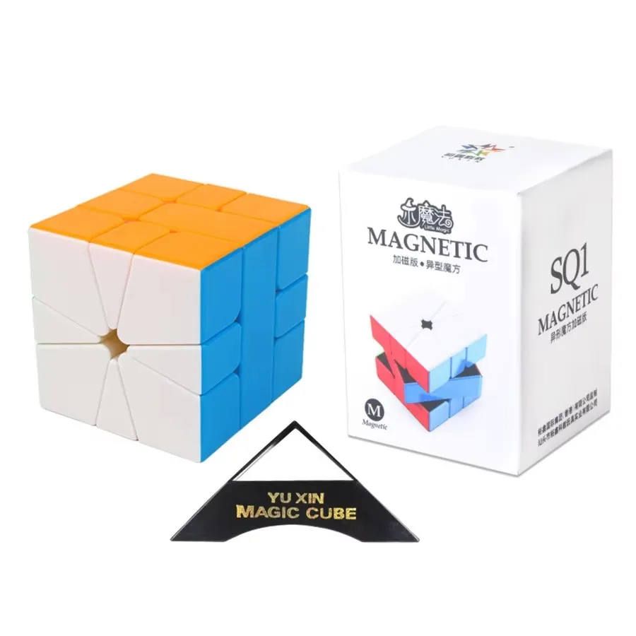 Yuxin Little Magic SQ1 Magic Cube Magnetic 3x3x3 Smooth Competition Magic Cube Professional Cubo Magico Puzzle Toy For Children