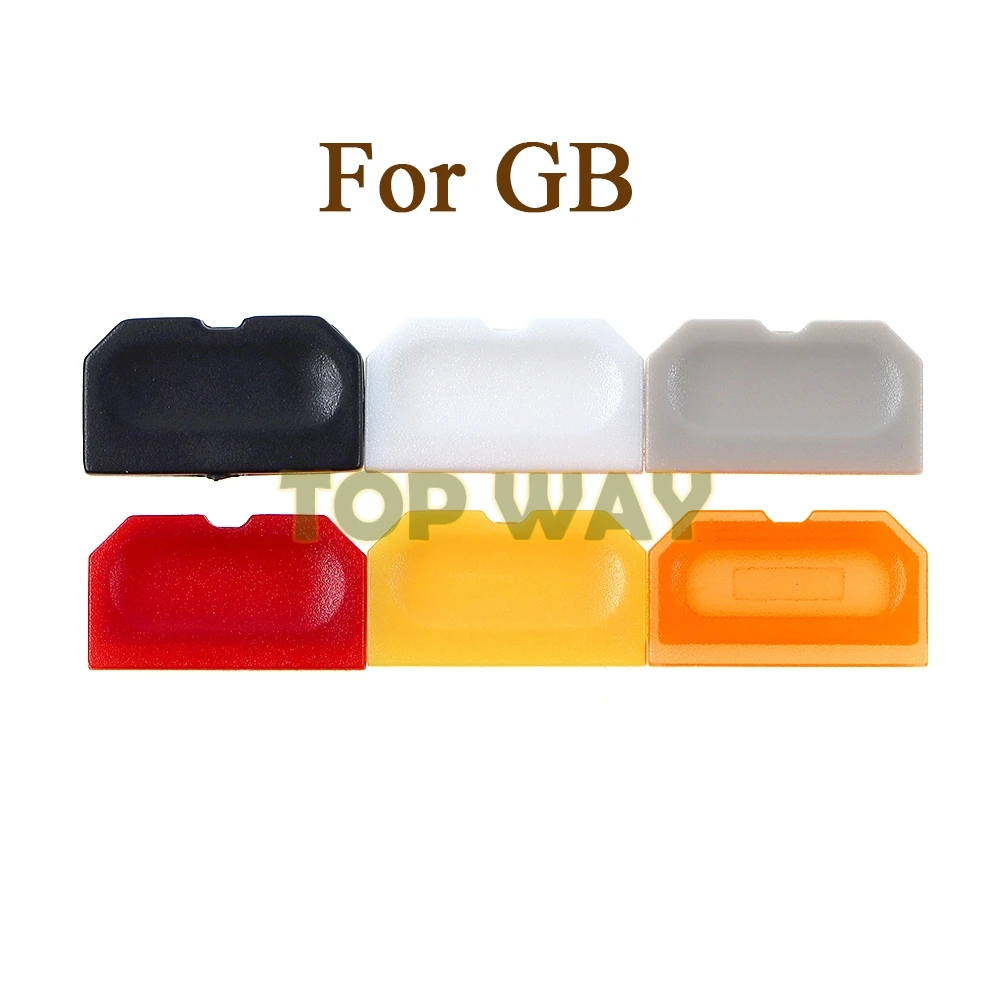 2 uds cubierta antipolvo Multicolor para Game Boy GB DMG 001 carcasa de consola de juegos tapón antipolvo botón de plástico