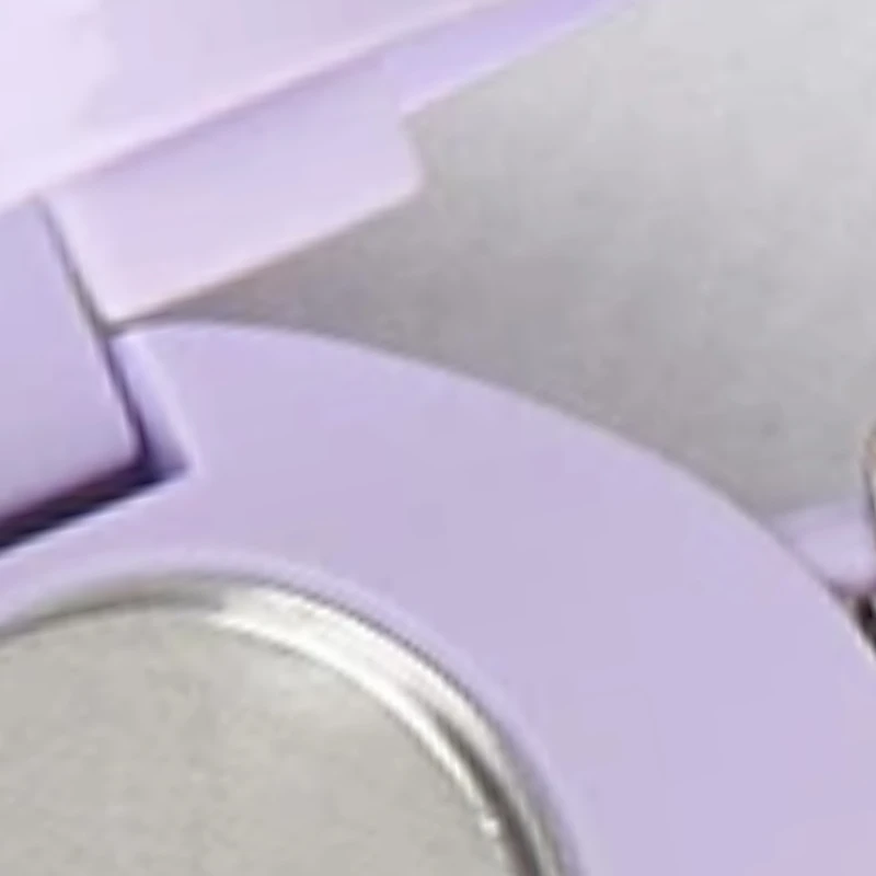 Colorful Keychain Empty Makeup Compact Diy Refill Case With Aluminum Tray Portable Cosmetic Storage Small Blush Container