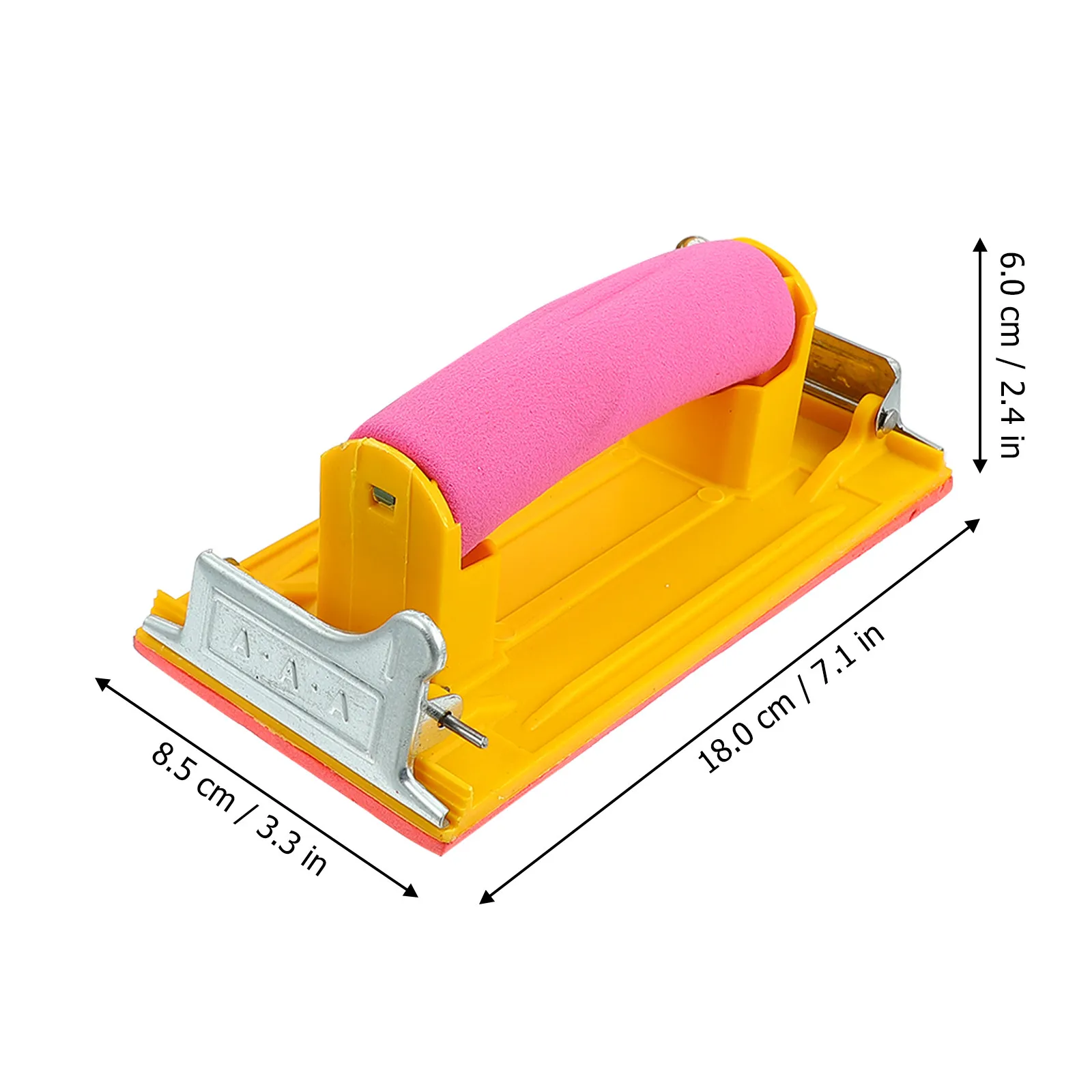 3Pcs Sandpaper Holder Manual Drywall Hand Sander for Woodworking Hobby Arts Crafts Automotive Lightweight Ergonomic Sponge