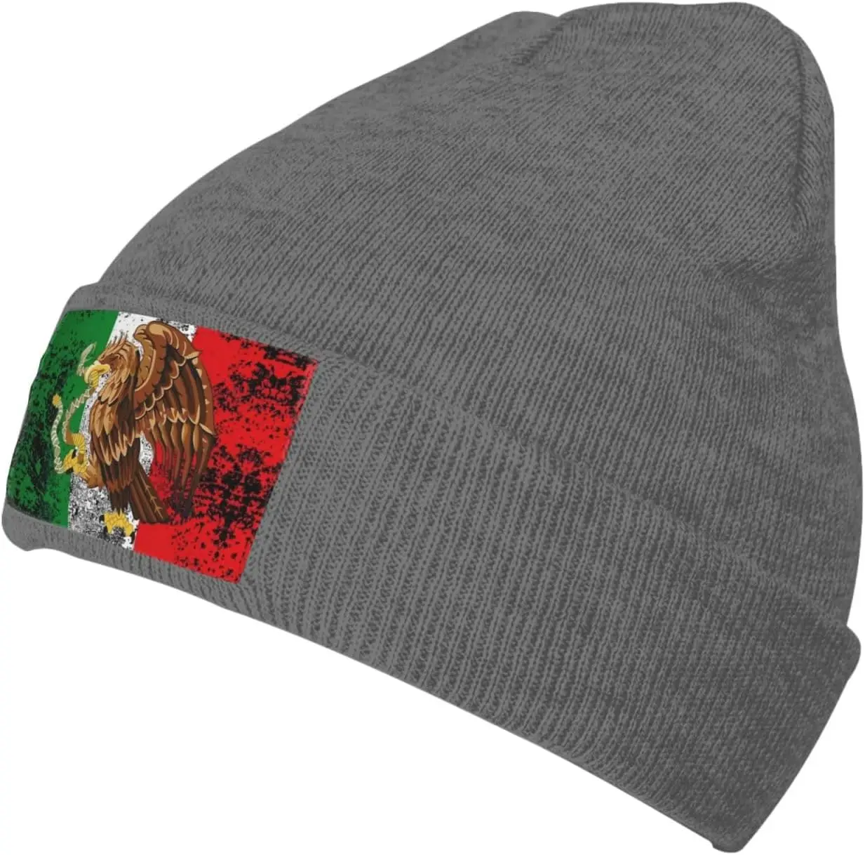 Cute Flag Beanie Hats for Women Men Soft Stretchy Ski Beanie Cap Patriotic Winter Warm Knit Hats