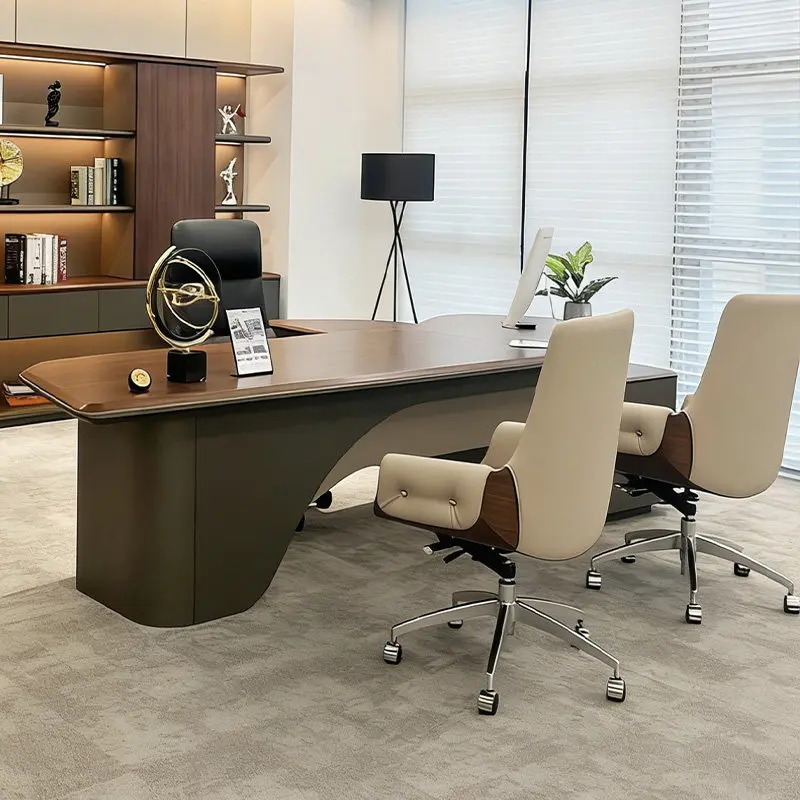 Nordic Style Unique Office Desk Classic Upgrades Luxury Black Computer Desks Modern Storage Mesa Escritorio Work Station Table