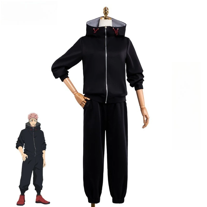 لعبة Jujutsu Kaisen Culling Game Yuji Itadori أزياء أنيمي للجنسين-زي لعب الأدوار للمؤتمرات التنكرية والحفلات ذات الطابع الشخصي