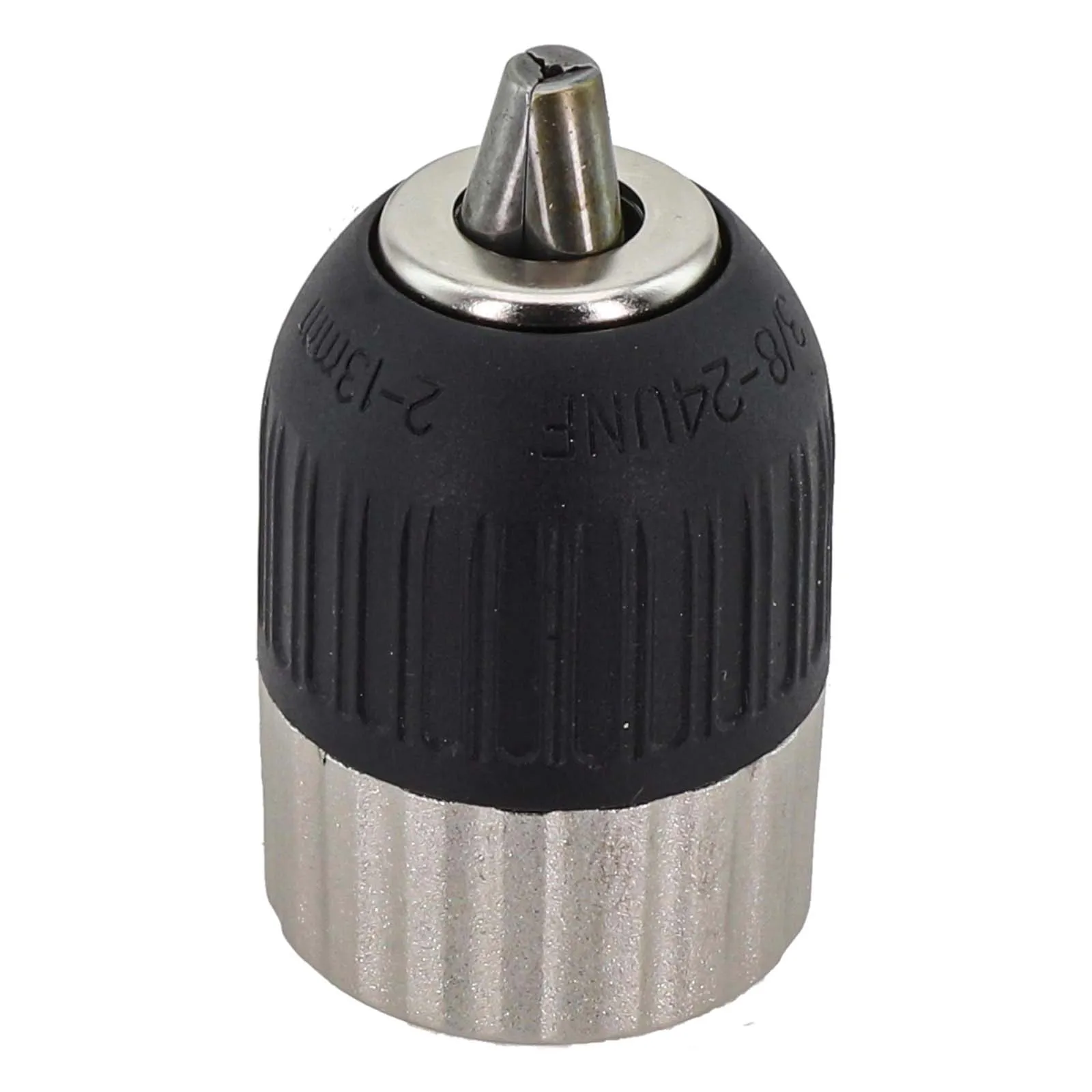 

For DIY Projects Electric Drill Chuck Drilling Tasks 9.5mm Threaded Hole Black Finish Collet Adjusting Tightness