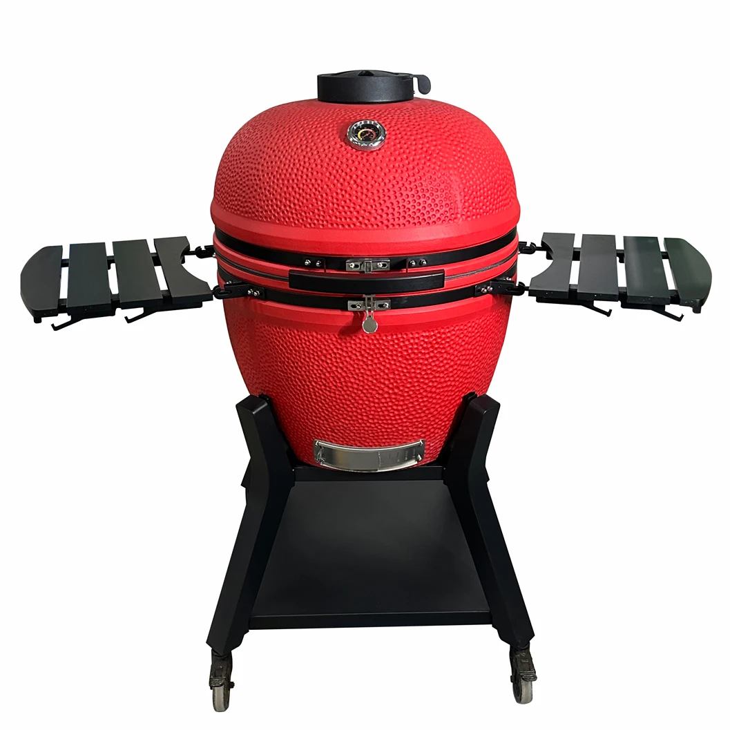 

27-Inch Ceramic BBQ Grill XXL Home Kitchen Backyard Outdoor Use Cookware Set for Charcoal BBQ and