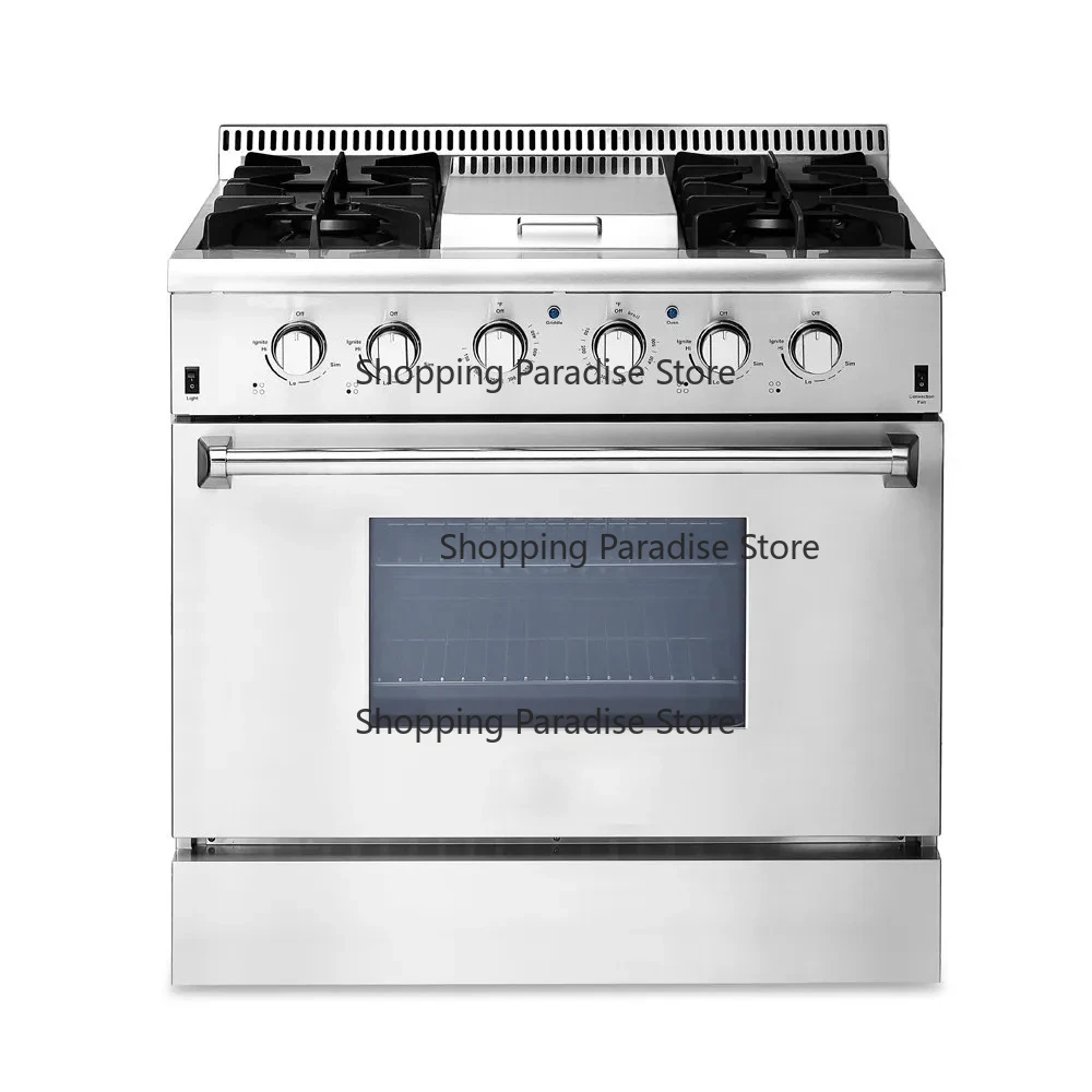 Professional High End Free Standing Cooking Range with Oven G-as Used