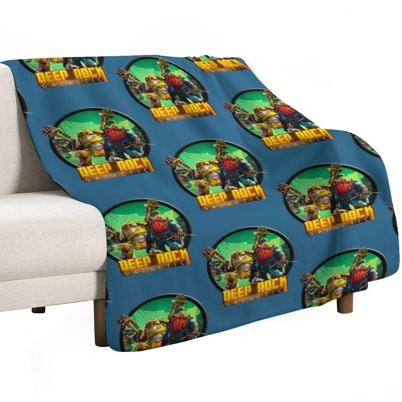 Deep Galactic - Deep Rock Galactic Throw Blanket Moving Flannel Fabric Warm manga Sofa Thermals For Travel Blankets