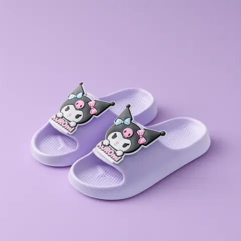 달콤한 만화 슬리퍼 미끄럼 방지 슬라이드 실내 실외 패션 EVA 두꺼운 단독 Cinnamoroll 멜로디 헬로 키티