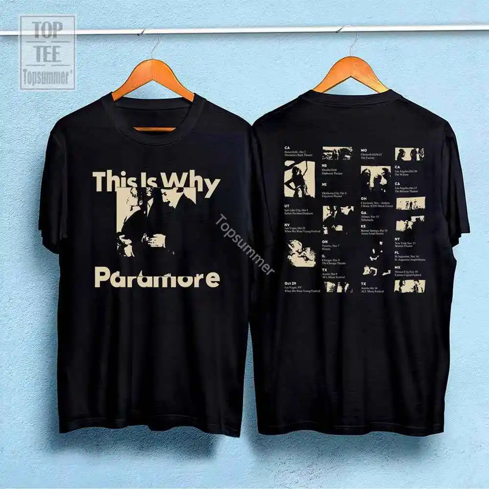 Футболка с изображением парамора из Uk Tour 2023, Хейли Уильямс, единственное исключение, это почему винтажный Ретро-альбом для концертов