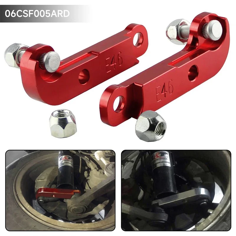Adapter increasing turn angles about 25% -30% drift lock kit For BMW E46 Black / Red / Silver