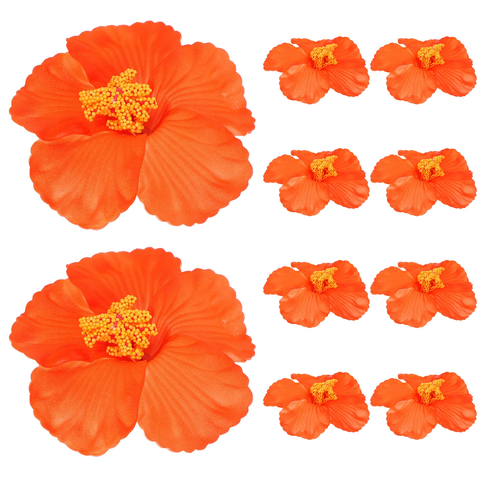 

10pcs Hawaiian Faux Lifelike Artificial Tropical Decorative Fake For Party Summer Event Photography Props Simulation Small