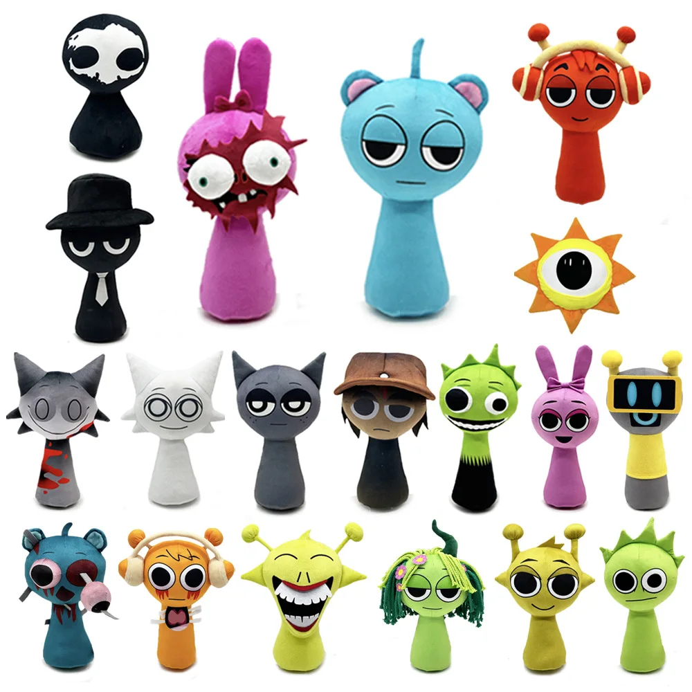 New Spronki Plush Rhythm Box Game Peripheral Plush Dolls