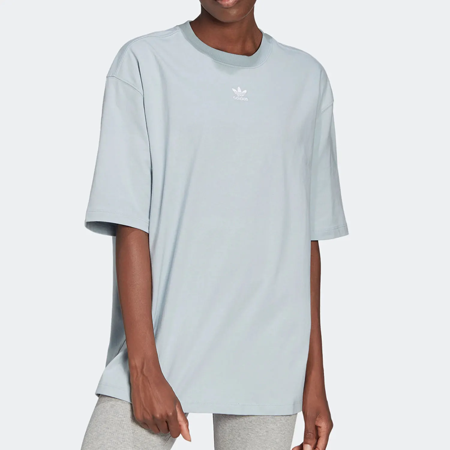 

Женская повседневная футболка Adidas Originals с логотипом Trefoil HF0271