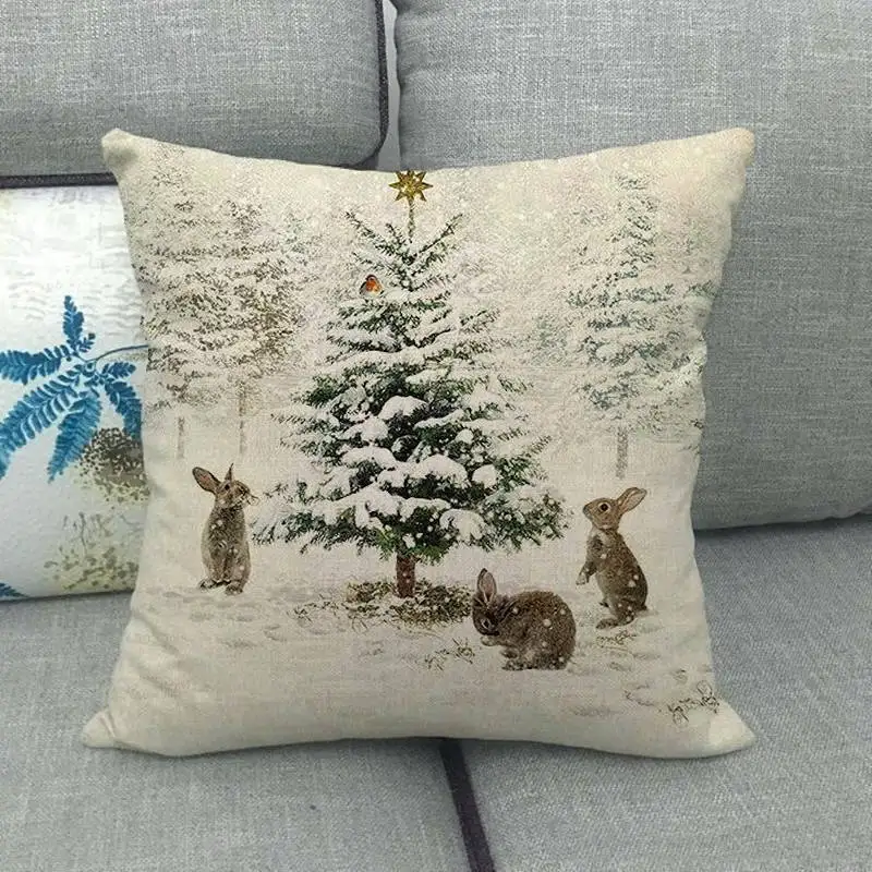 45cm Christmas Pillowcase Christmas Decorations for Home New Year Christmas Home Decorations Christmas Gift Natale Navidad 2021