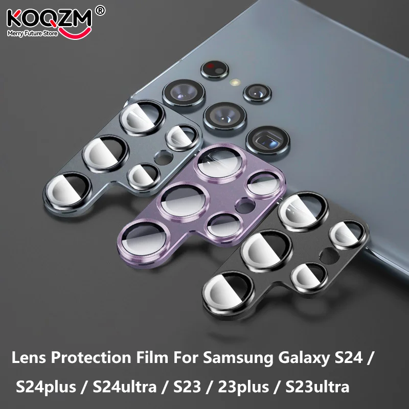 1pc Camera Lens Protector Glass For Galaxy S24 S23 Plus Full Cover Lens Ring Ptotective For Galaxy S24 S23 Ultra Camera Film