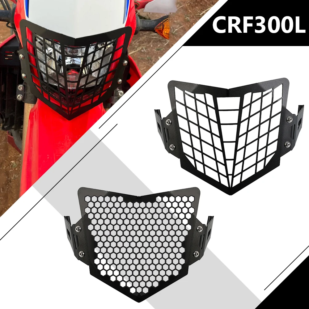

For Honda CRF250L CRF250M CRF300L CRF 250 L M CRF 300 L 2013-2025 Motorcycle Accessories Headlight Guard Grill Protector Cover