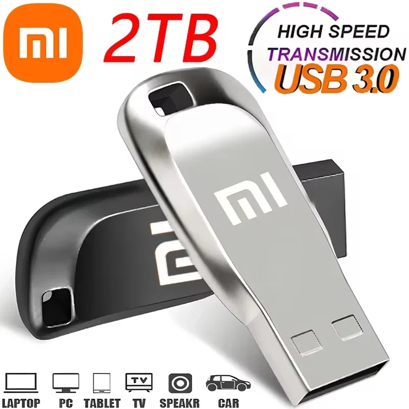 Xiaomi 2TB USB 3.0 Pen Drive 1TB 512GB High Speed Transfer Metal SSD Pendrive Cle Portable U Disk Flash Drive Memoria USB Stick