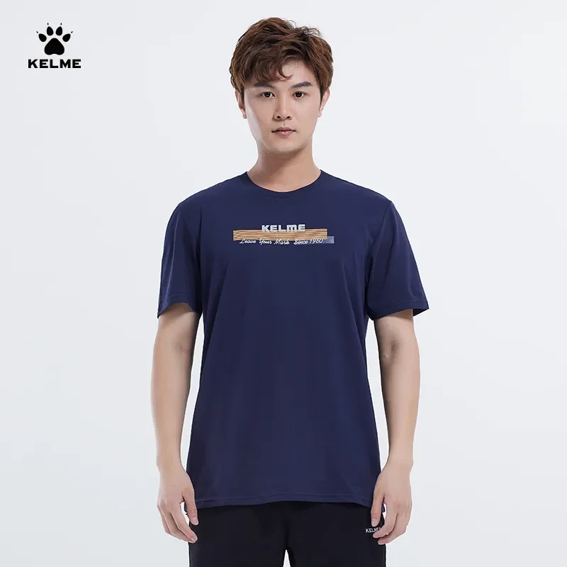 Camisa Polo Masculina Kelme Autêntica, Uniforme de Treinador de Futebol de Manga Curta, 100% Algodão