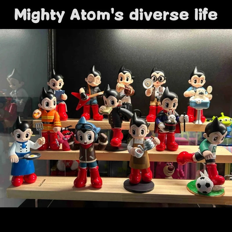 

In Stock Popmart Popmart Mighty Atom's Diverse Life Series Blind Box Toy Figure Collect Toys Birthday Gift Mystery Box