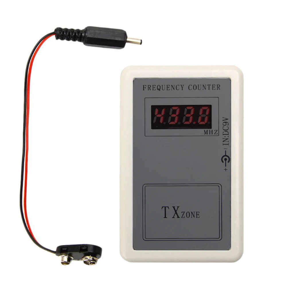 Handheld Remote Control Wireless Frequency Meter Counter Tester with Power Cable