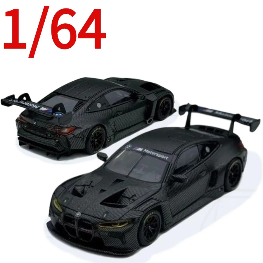 MINI TRACK Diecast 1:64 BMW M4 GT3 Car Model BMW Play Vehicles Collectible Model Cars Toys for Boys Gift