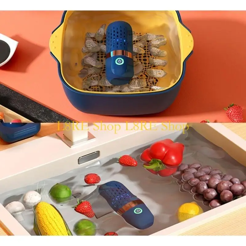 L8RE USB Rechargeable Household Appliances Purifier Fruit Cleaning Machine