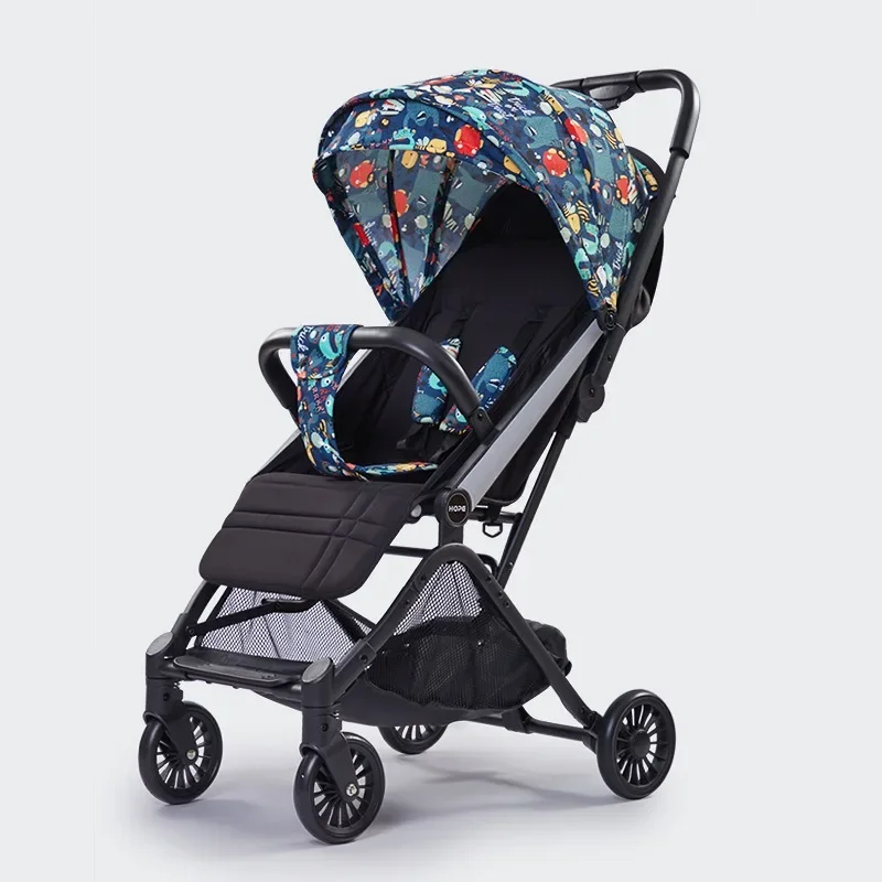 

Baby stroller portable folding stroller can sit can lie down boarding baby exit BB parachute stroller