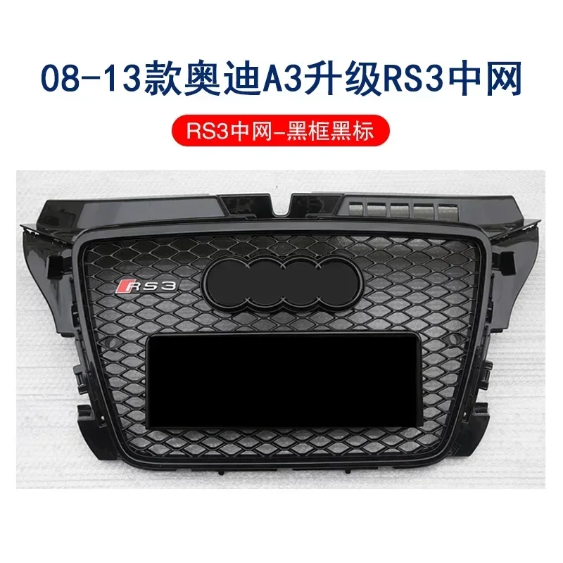 Car Front Bumper Grille Grill For 2008-2013 Audi A3 8P Refit upgrade RS3 auto Racing grills