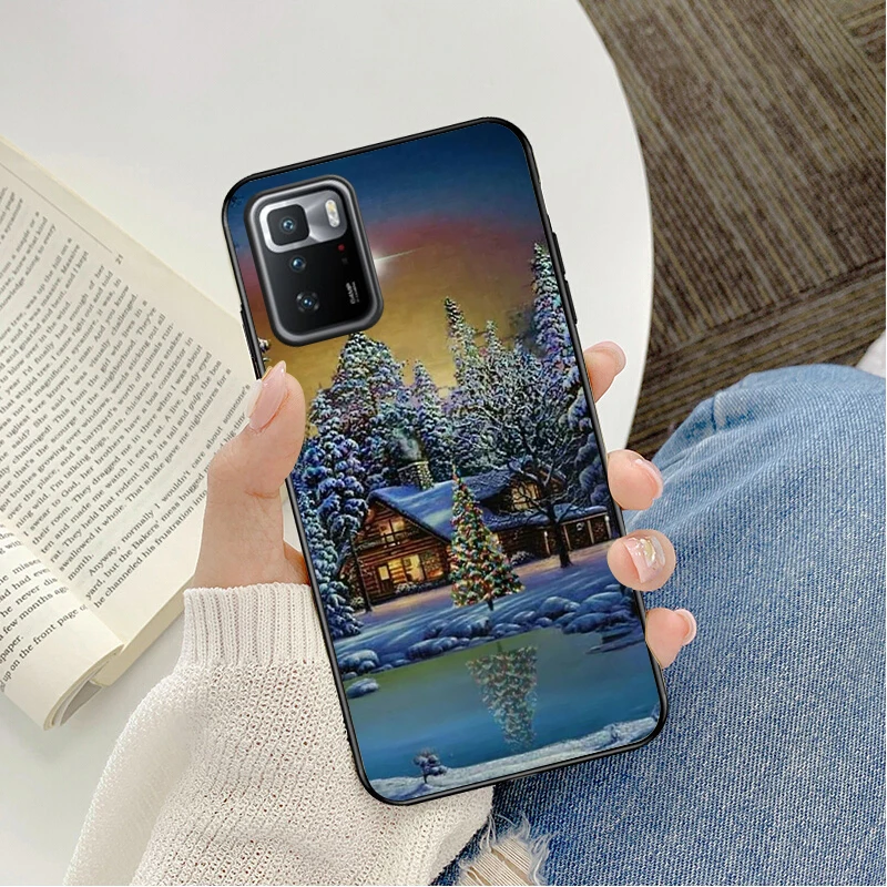 Phone Case For Xiaomi Redmi note 13 12S 12 Pro 11S 11 10 Pro 10S 12S Redmi 10 10C 9C 13C Christmas Tree New Year Case