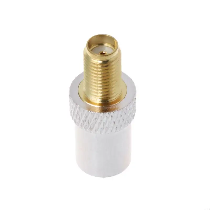 573A SMA femenino a IEC Male Coaxial Adapter Conector RF Nickel