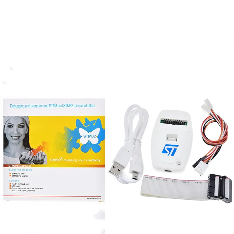 STLINK – émulateur ST-LINK / V2 (CN) STM8 STM32, version officielle!